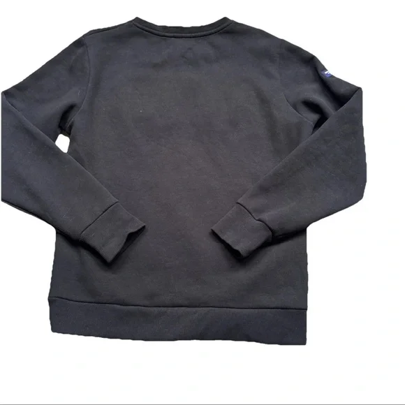 Superdry Mens Core Logo Workwear Crew  Black sweatshirt Pullover Goods Supply XL - Picture 3 of 16